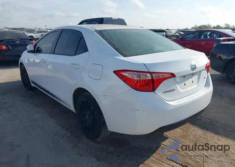 2018 Toyota Corolla Le из США, поврежденный, VIN 2T1BURHE4JC107223